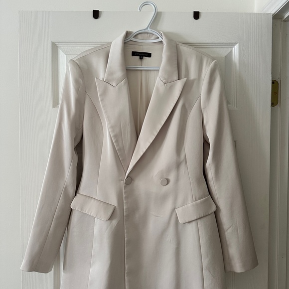 Dynamite Chrishelle Blazer Romper Mini Dress - Picture 5 of 8